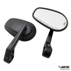 XStorm Bar End Mirror Shape Matte Black Universal ...