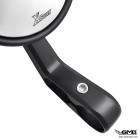 XStorm Bar End Mirror Shape Matte Black Universal Modern Vespa 
