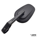 XStorm Bar End Mirror Shape Matte Black Universal Modern Vespa 